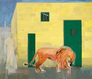 Rain in the Port of Spain (White Oak), 2015, Distemper on linen, 301 x 352 cm, ©Peter Doig. All rights reserved, DACS & JASPAR 2020 C3120